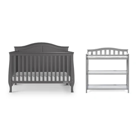Child Craft Camden 4-in-1 Crib - Cool Grey
