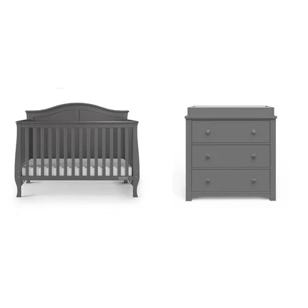 Child Craft Camden 4-in-1 Crib - Cool Grey