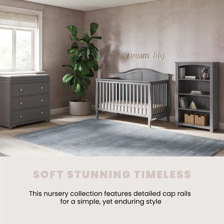 Child Craft Camden 4-in-1 Crib - Cool Grey