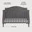Child Craft Camden 4-in-1 Crib - Cool Grey