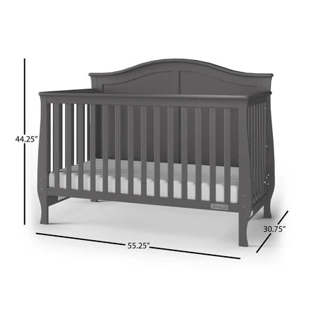 Child Craft Camden 4-in-1 Crib - Cool Grey