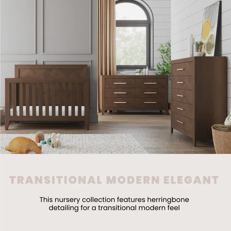 Child Craft Kieran 5-Drawer Chest - Toasted Chestnut