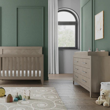 Child Craft Kieran 6-Drawer Dresser - Crescent Grey