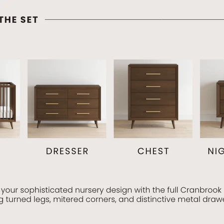 Child Craft Cranbrook 6-Drawer Dresser - Toasted Chestnut