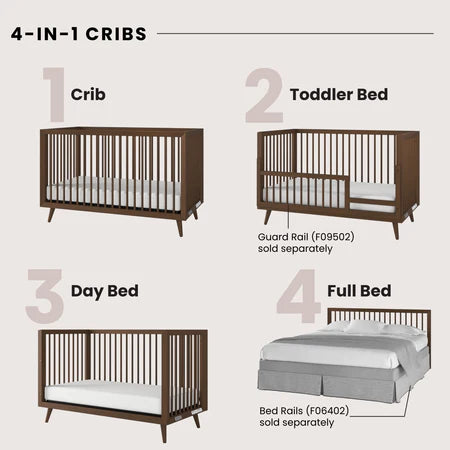 Child Craft Cranbrook 4-in-1 Crib - Toasted Chestnut