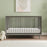 Child Craft Cranbrook 4-in-1 Crib - Lunar Grey