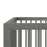 Child Craft Cranbrook 4-in-1 Crib - Lunar Grey