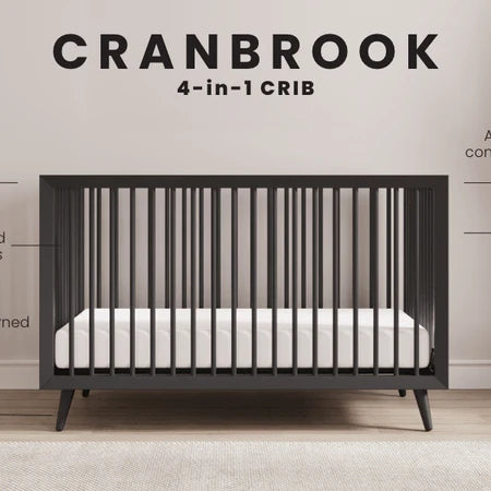 Child Craft Cranbrook 4-in-1 Crib - Ebony