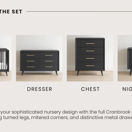 Child Craft Cranbrook 4-in-1 Crib - Ebony