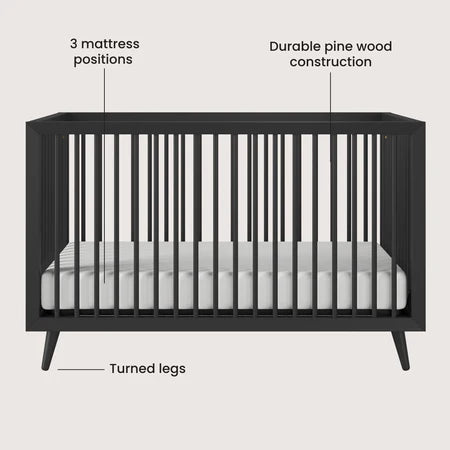 Child Craft Cranbrook 4-in-1 Crib - Ebony