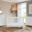Child Craft Soho 4-in-1 Crib - White/Natural