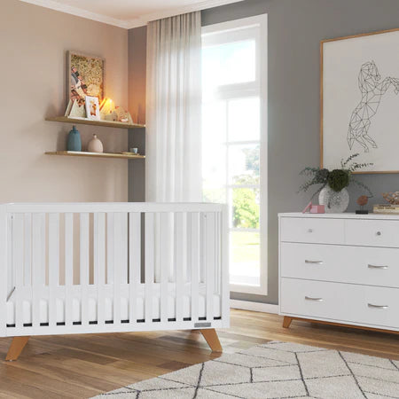 Child Craft Soho 3-Drawer Dresser - White/Natural