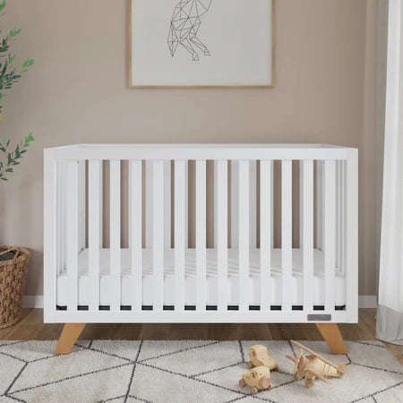 Child Craft Soho 4-in-1 Crib - White/Natural