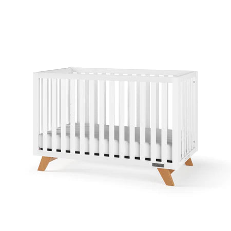Child Craft Soho 4-in-1 Crib - White/Natural