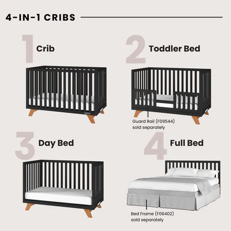 Child Craft Soho 4-in-1 Crib - Ebony