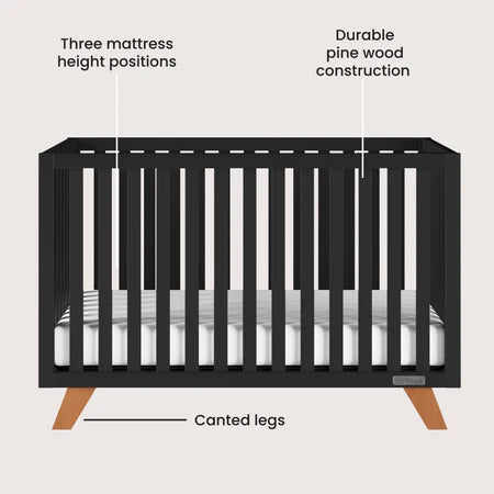 Child Craft Soho 4-in-1 Crib - Ebony