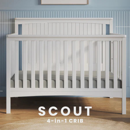 Child Craft Scout 4-in-1 Crib - Matte White