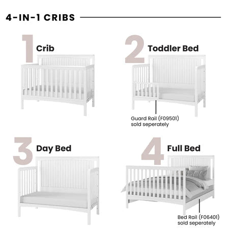 Child Craft Scout 4-in-1 Crib - Matte White