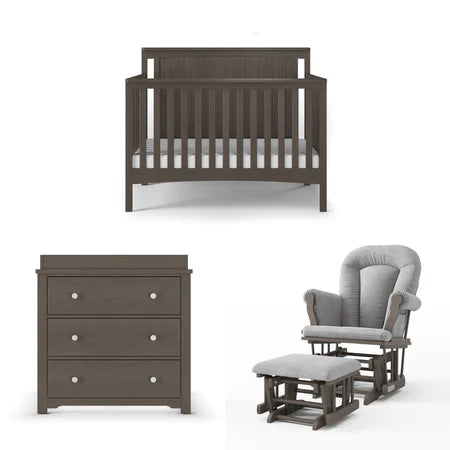 Child Craft Scout 4-in-1 Crib - Dapper Grey