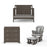 Child Craft Scout 4-in-1 Crib - Dapper Grey