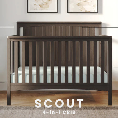 Child Craft Scout 4-in-1 Crib - Dapper Grey