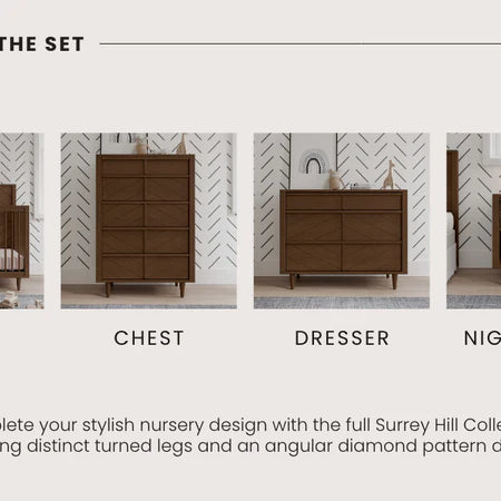 Child Craft Surrey Hill Night Stand - Toasted Chestnut