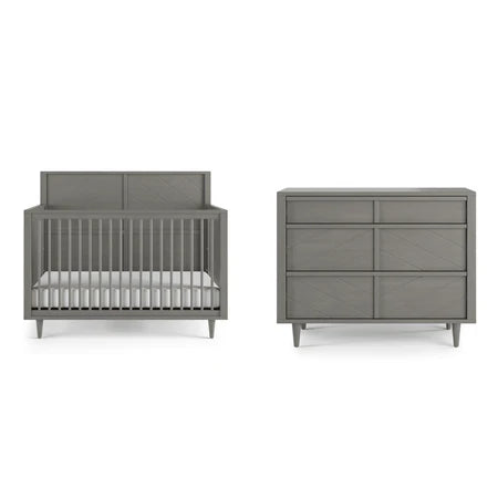 Child Craft Surrey Hill 4-in-1 Crib - Lunar Grey