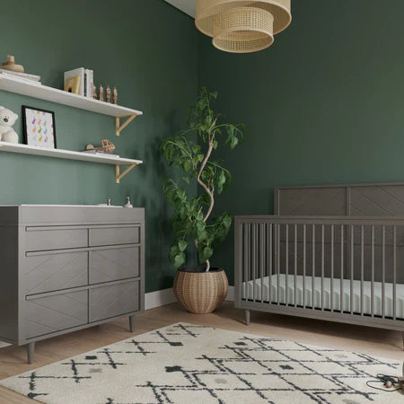 Child Craft Surrey Hill 4-in-1 Crib - Lunar Grey