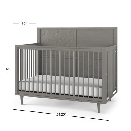 Child Craft Surrey Hill 4-in-1 Crib - Lunar Grey