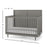 Child Craft Surrey Hill 4-in-1 Crib - Lunar Grey