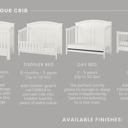 Child Craft Westgate 4-in-1 Crib - Vintage Linen