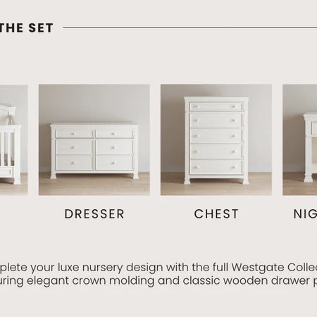 Child Craft Westgate 4-in-1 Crib - Vintage Linen