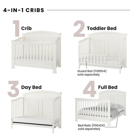 Child Craft Westgate 4-in-1 Crib - Vintage Linen