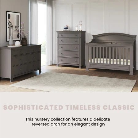 Child Craft Westgate 5-Drawer Chest - Chelsea Grey