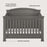 Child Craft Westgate 4-in-1 Crib - Chelsea Grey