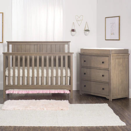 Child Craft Harmony 3-Drawer Dresser - Dusty Heather