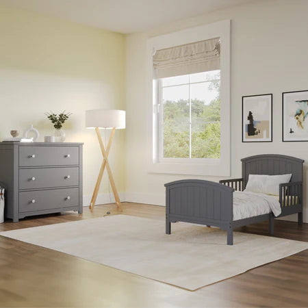 Child Craft Harmony 3-Drawer Dresser - Cool Grey