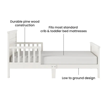 Child Craft Woodland Toddler Bed - Brushed Cotton