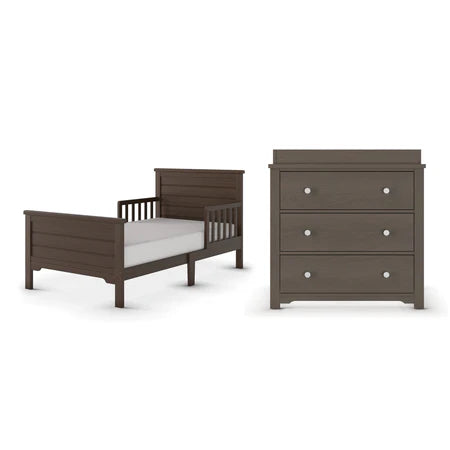 Child Craft Woodland Toddler Bed - Brushed Truffle
