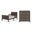 Child Craft Woodland Toddler Bed - Brushed Truffle