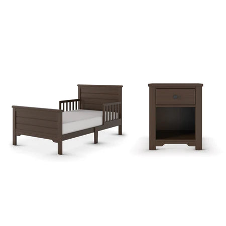 Child Craft Woodland Toddler Bed - Brushed Truffle