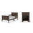 Child Craft Woodland Toddler Bed - Brushed Truffle