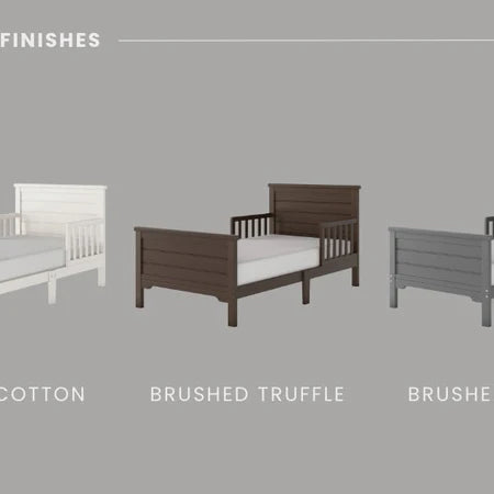 Child Craft Woodland Toddler Bed - Brushed Truffle