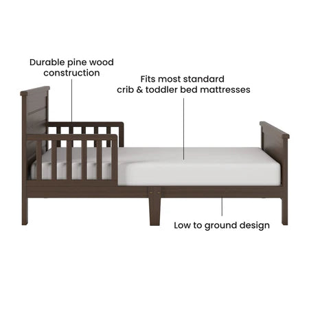 Child Craft Woodland Toddler Bed - Brushed Truffle