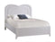 Natart Greta Double Bed 54" - White (Low Profile Footboard)