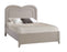 Natart Greta Double Bed 54" - Dove (Low Profile Footboard)
