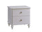 Natart Greta Nightstand - White