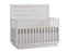 Natart Como 4-in-1 Convertible Crib with Horizontal Molding - White 14004