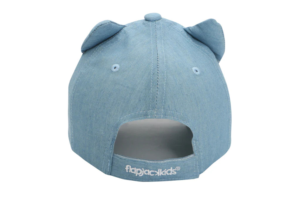 Flapjack Kids 3D Cap - Denim Cat 4-6y