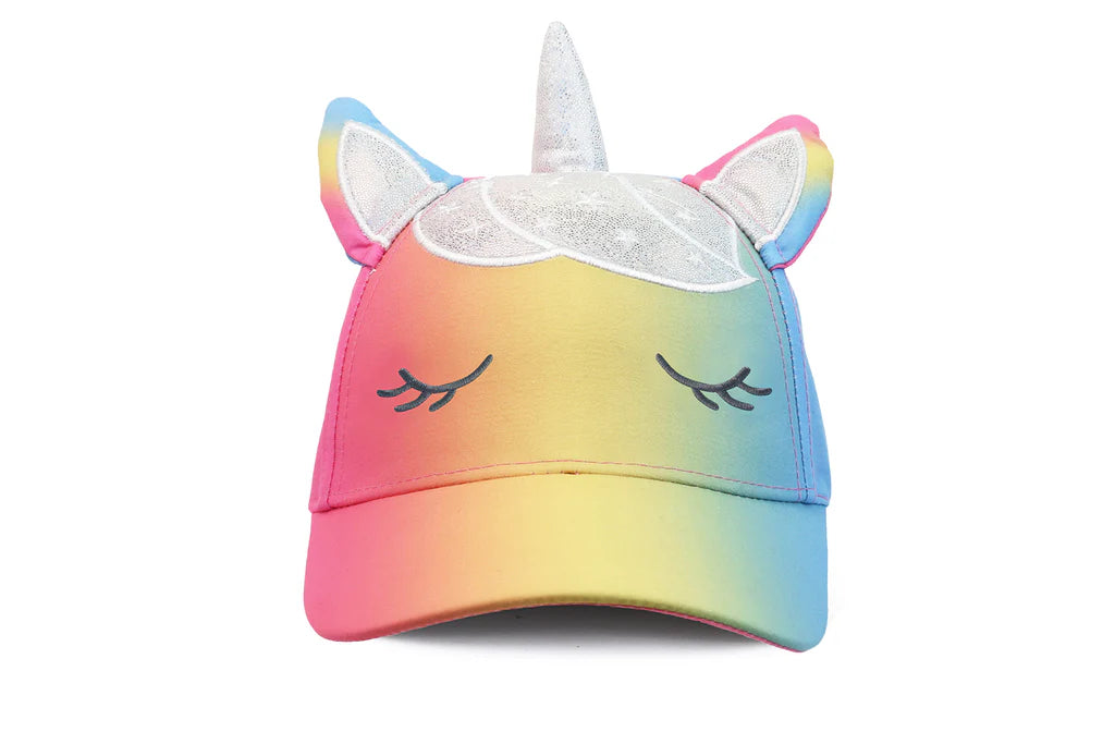Flapjack Kids 3D Cap - Rainbow Unicorn